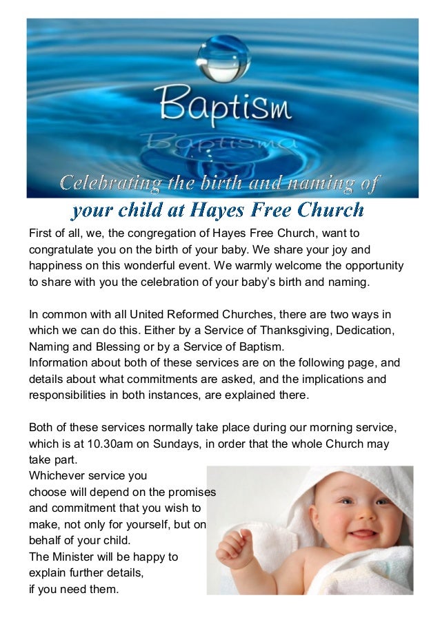 Baptism 2 pages.