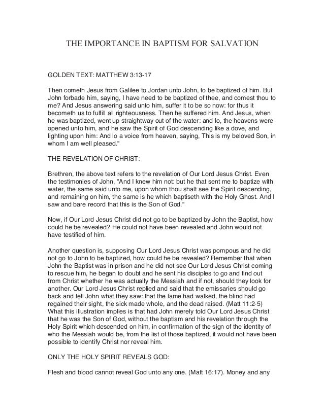Baptism Speech Samples _ Program Flow and Script for Baptism Party – WHVAY