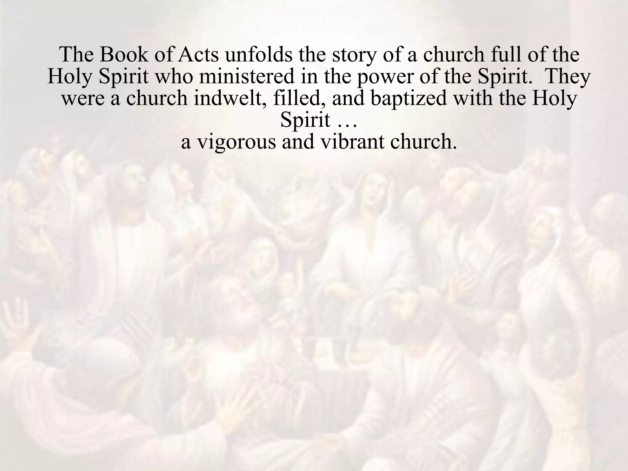 Baptism in the holy spirit | PPT