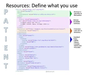 Resources: Define what you use
@ekivemark
 