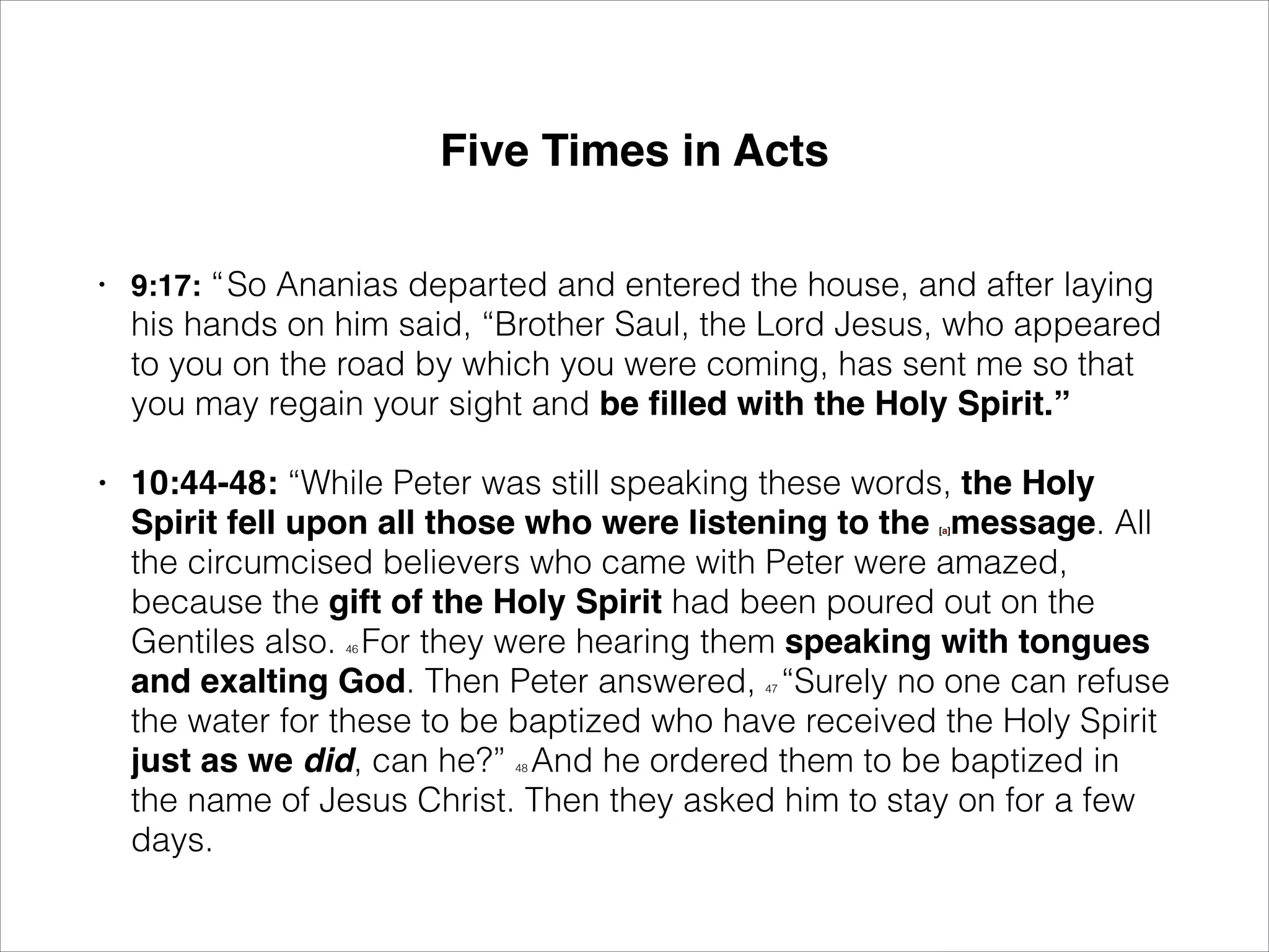 The Baptism of the Holy Spirit : The Father's Promised Gift | PDF