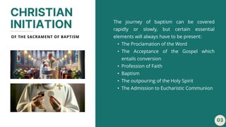 Signs and Symbols: The Sacrament of Baptism | PPTX