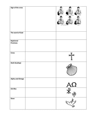 Baptism Worksheet-Blank | PDF