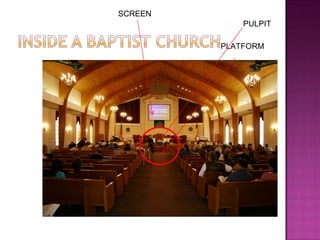 PULPIT SCREEN PLATFORM 