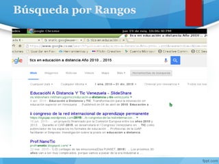 Búsqueda por Rangos
 