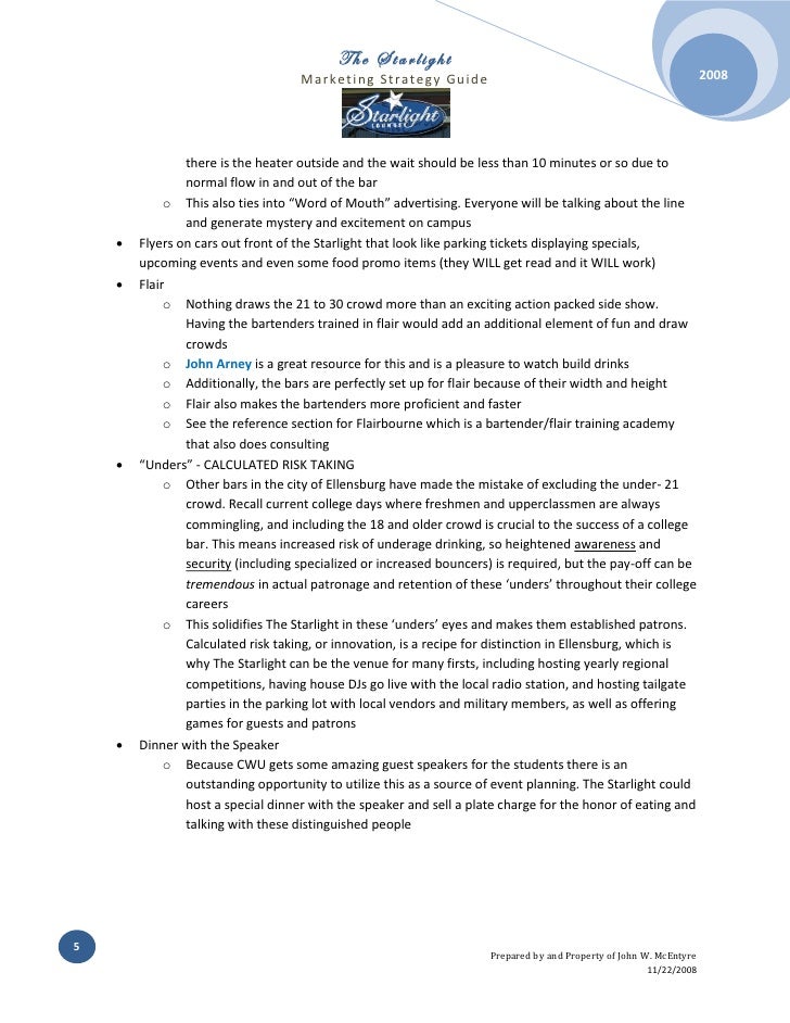 bar marketing proposal marketing proposal templates