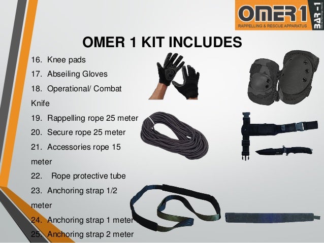 Omer1 Rappelling Rescue Equipment