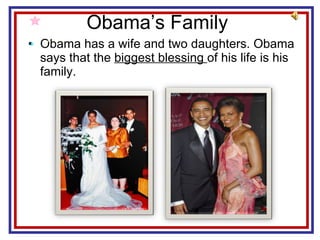 Obama’s Family  ,[object Object]
