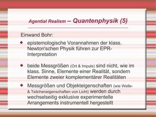 Karen Barad: Agential Realism