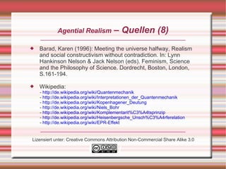 Karen Barad: Agential Realism