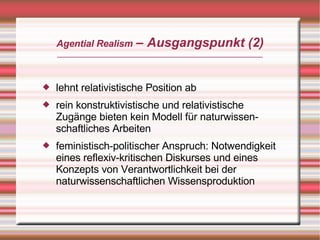 Karen Barad: Agential Realism