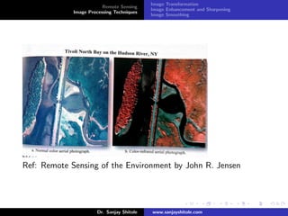 Image Processing Techniques: Remote Sensing Perspective | PDF