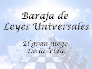 Baraja de leyes universales