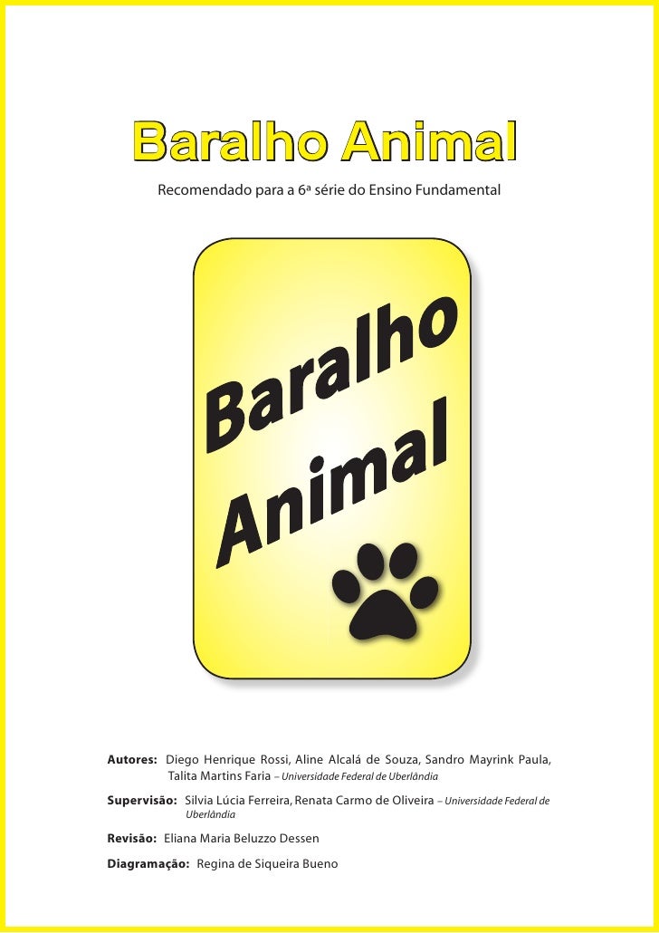 Baralho animal manual