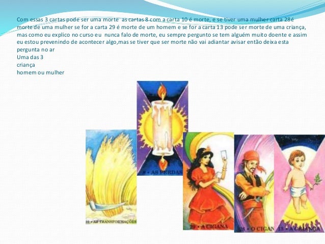 Carta Morte Baralho Cigano - Surge f