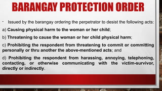the BARANGAY PROTECTION ORDER (BPO).pptx