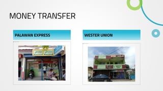 PALAWAN EXPRESS
MONEY TRANSFER
WESTER UNION
 