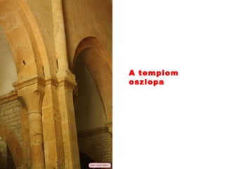 A templom
oszlopa
 