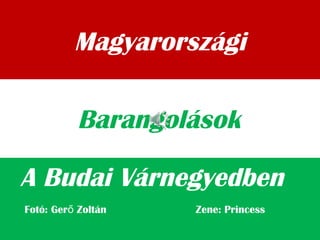 Magyarországi
A Budai Várnegyedben
Barangolások
Fotó: Ger Zoltán Zene: Princesső
 