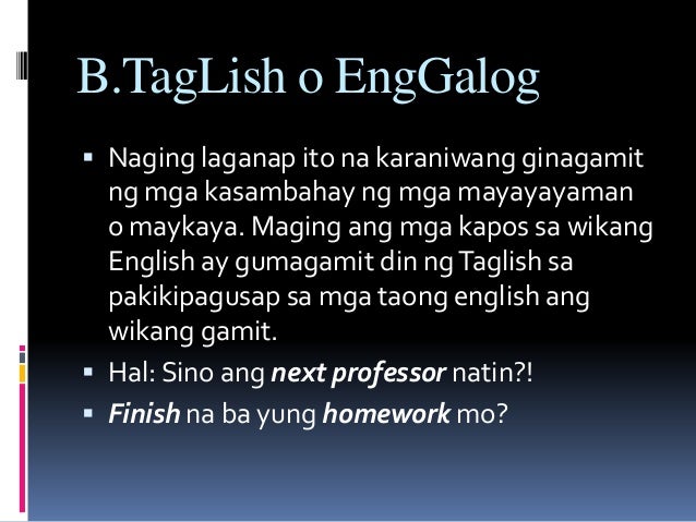 Barayti Ng Wika
