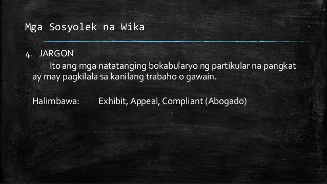 Barayti Ng Wika