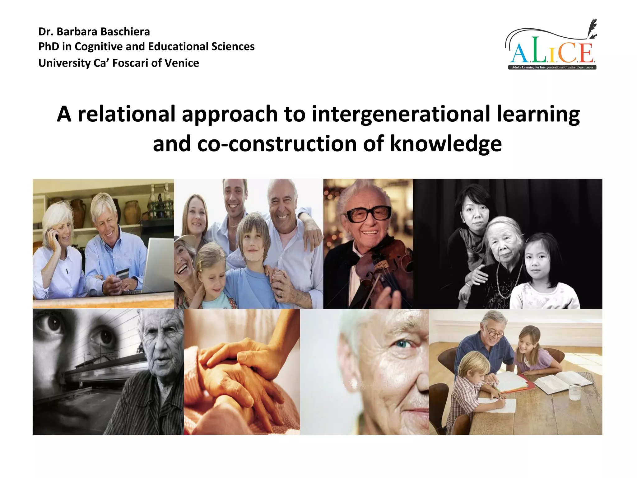A relational approach to intergenerational learning | PPT