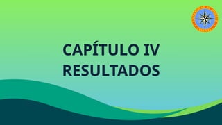 CAPÍTULO IV
RESULTADOS
 