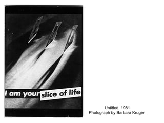 Untitled, 1981  Photograph by Barbara Kruger   
