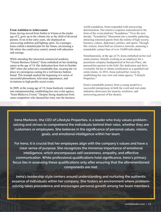 World’s Most Notable Women Leaders Making a Mark in Real Estate, 2024 | PDF