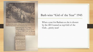 Barbara Rood - A Young Life Full of Surprises | PPT