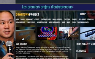 Les premiers projets d’entrepreneurs

 