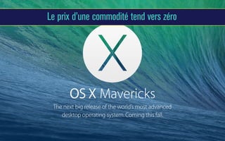 Le prix d’une commodité tend vers zéro

 