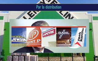 Par la distribution

 
