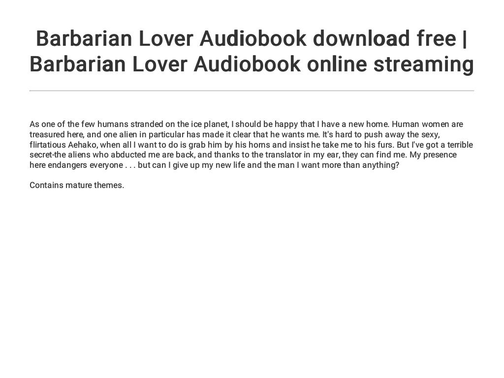 barbarian lover series barbarian lover series
