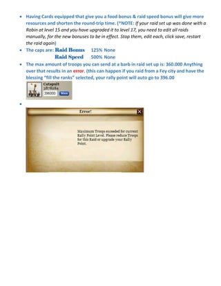 Barbarian raids guide level 1to15 | PDF