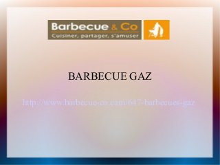 BARBECUE GAZ
http://www.barbecue-co.com/647-barbecues-gaz
 