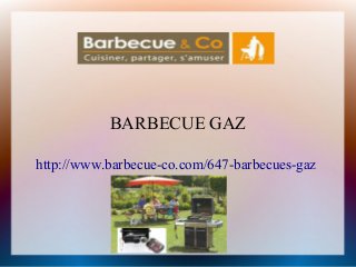 BARBECUE GAZ 
http://www.barbecue-co.com/647-barbecues-gaz 
 