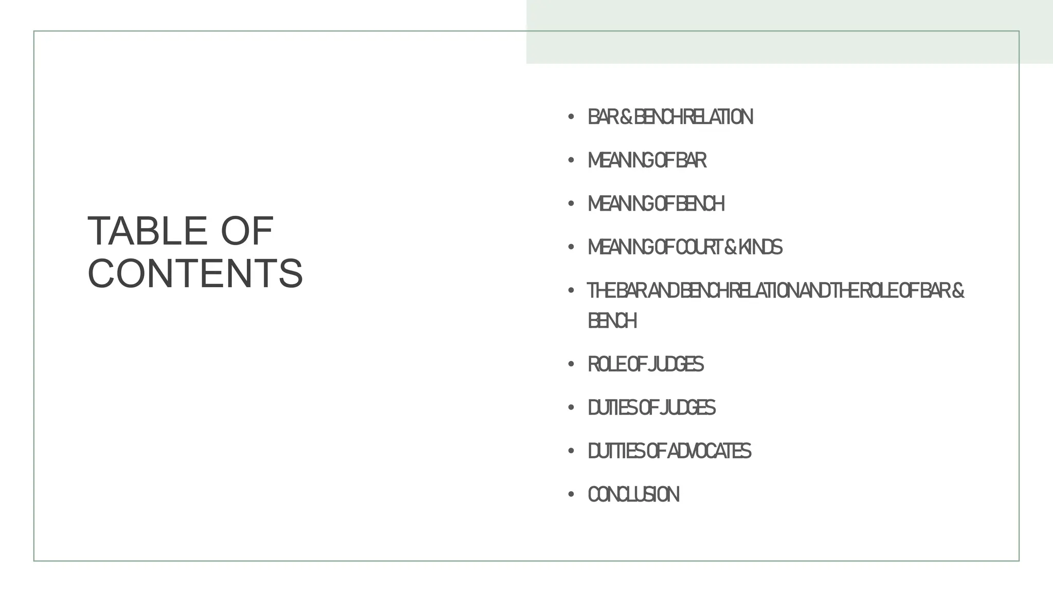 BAR BENCH RELATION UNDER ADVOCATE ACT 1961.pptx