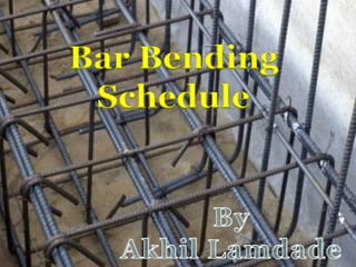 Bar Bending
Schedule
 