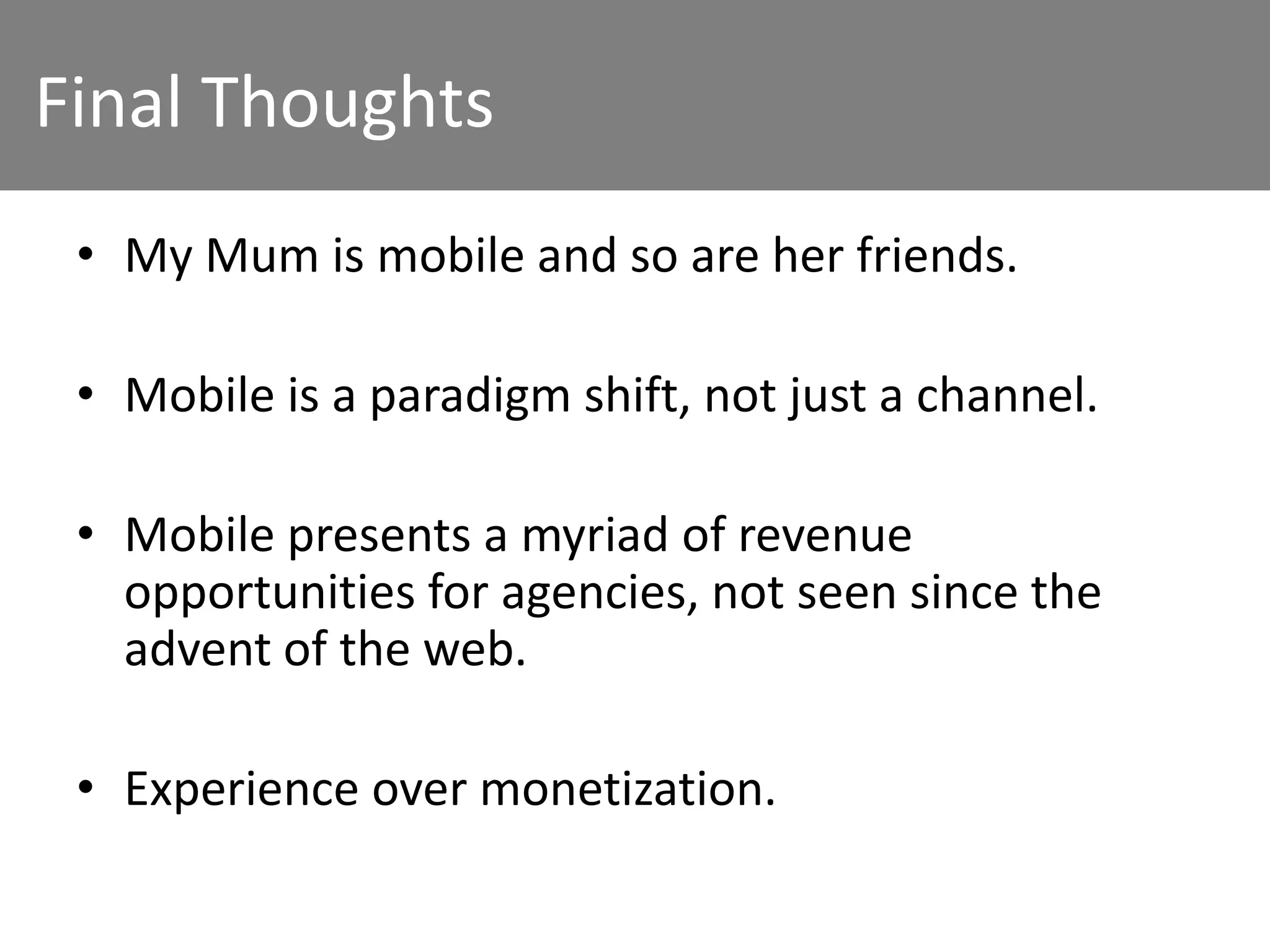 Use the data.Campaign performance