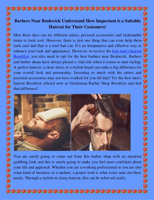 Barbers Near Bushwick Understand How Important Is A Suitable