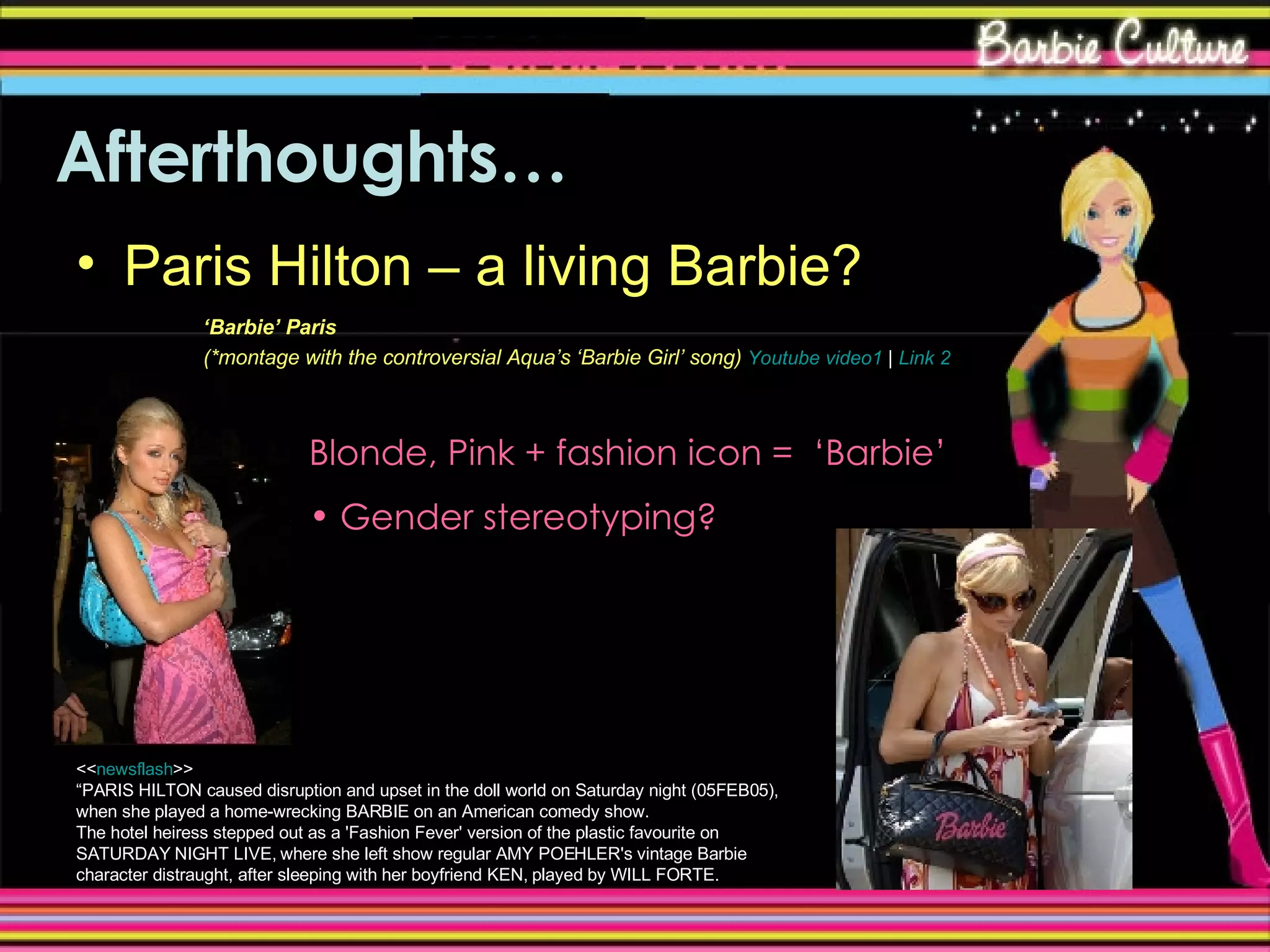 Barbie Culture | PPT