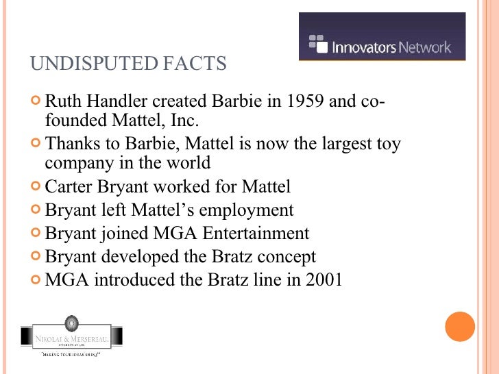 mattel inc v mga entertainment