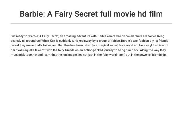 a fairy secret full movie