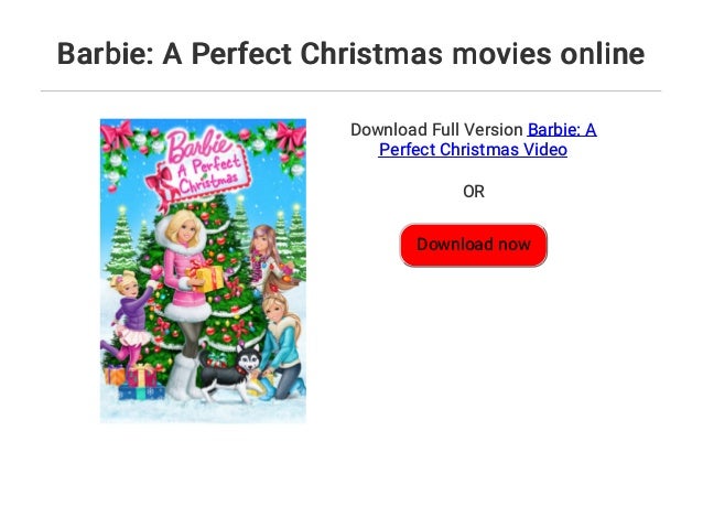 barbie a perfect christmas full movie online
