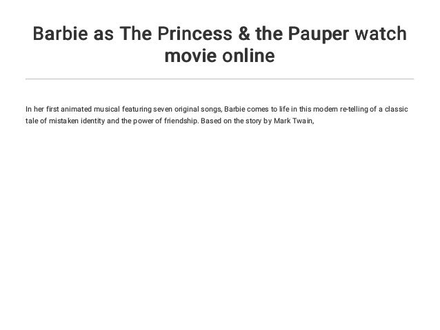 watch princess and the pauper