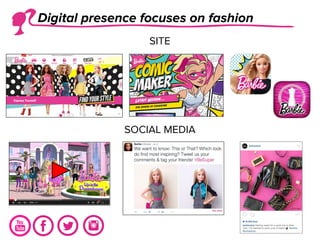 SITE
SOCIAL MEDIA
Digital presence focuses on fashion
 