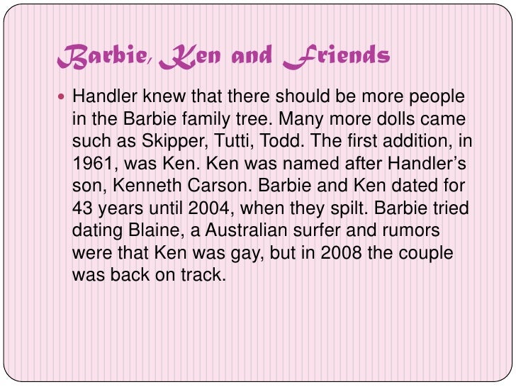 barbie family tree