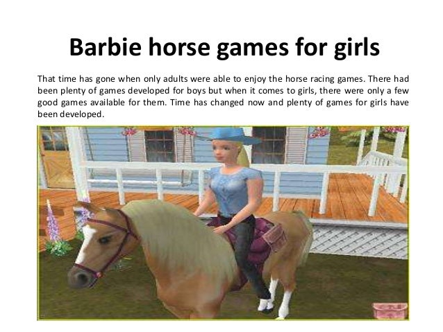 Barbie Horse Games For Girls