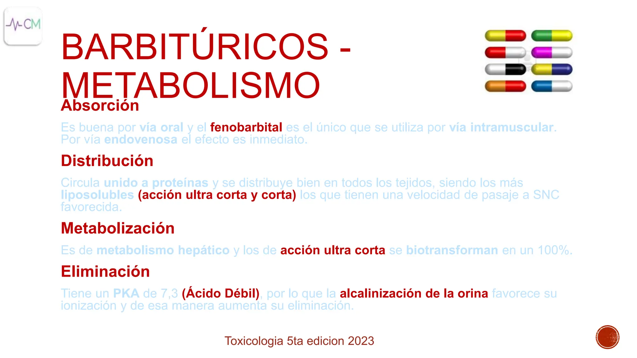 barbituricos y su importancia y tratamiento | PPTX